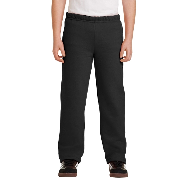 Gildan Youth Heavy Blend Open Bottom Sweatpant. - Gildan Youth Heavy Blend Open Bottom Sweatpant. - Image 1 of 15
