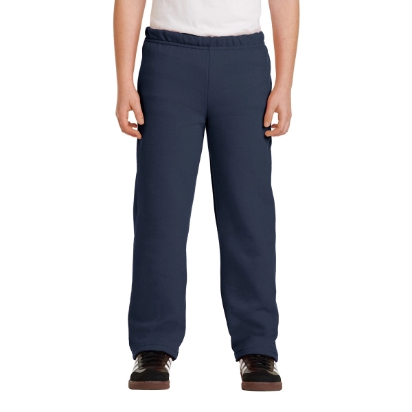 Gildan Youth Heavy Blend Open Bottom Sweatpant. - Gildan Youth Heavy Blend Open Bottom Sweatpant. - Image 0 of 15