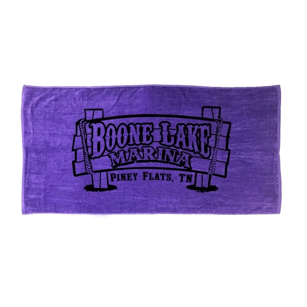 30x60 Terry Velour Promotional Beach Towel 11 Lb per Dz. - 30x60 Terry Velour Promotional Beach Towel 11 Lb per Dz. - Image 30 of 42