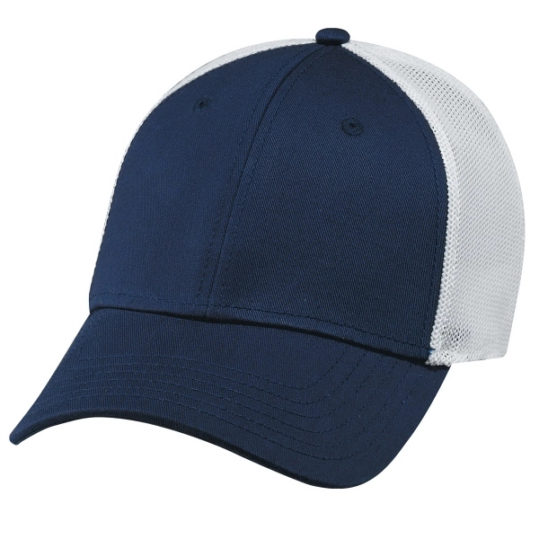 Six Panel Deluxe Chino Twill Polyester Spandex Baseball Cap - Six Panel Deluxe Chino Twill Polyester Spandex Baseball Cap - Image 4 of 10