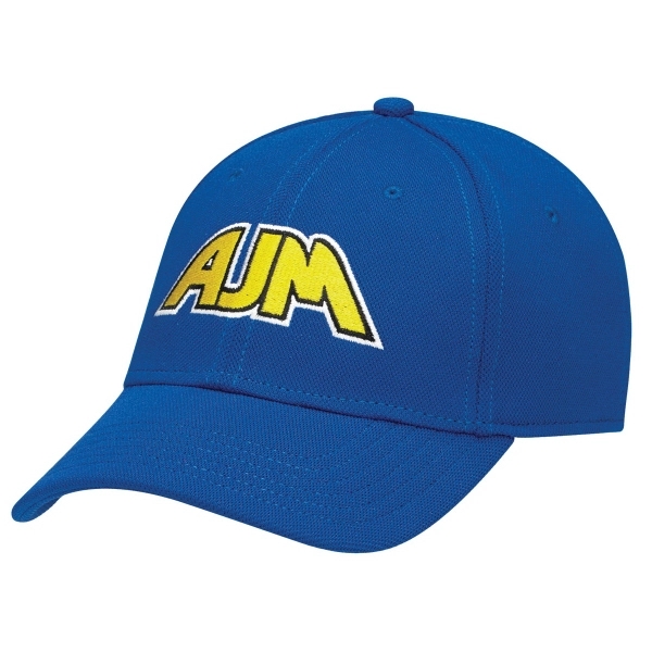 Six Panel Deluxe Polyester Constructed Contour Hat - Six Panel Deluxe Polyester Constructed Contour Hat - Image 0 of 14