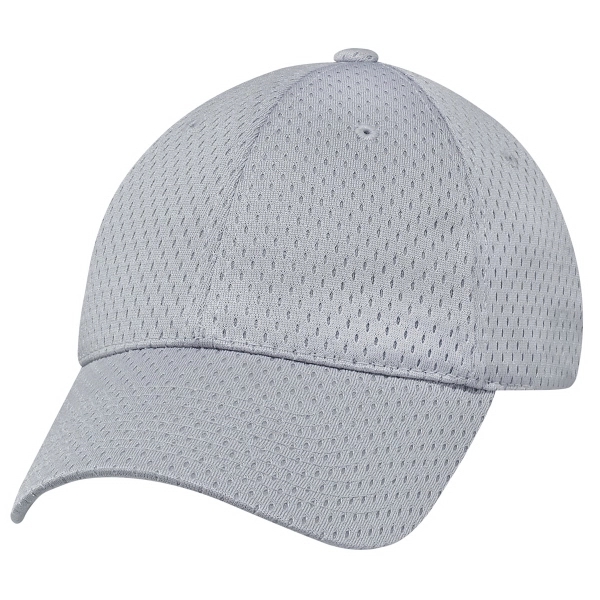 Six Panel Full Fit Jersey Mesh Baseball Cap - Six Panel Full Fit Jersey Mesh Baseball Cap - Image 2 of 11