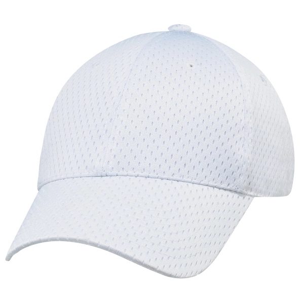 Six Panel Full Fit Jersey Mesh Baseball Cap - Six Panel Full Fit Jersey Mesh Baseball Cap - Image 6 of 11