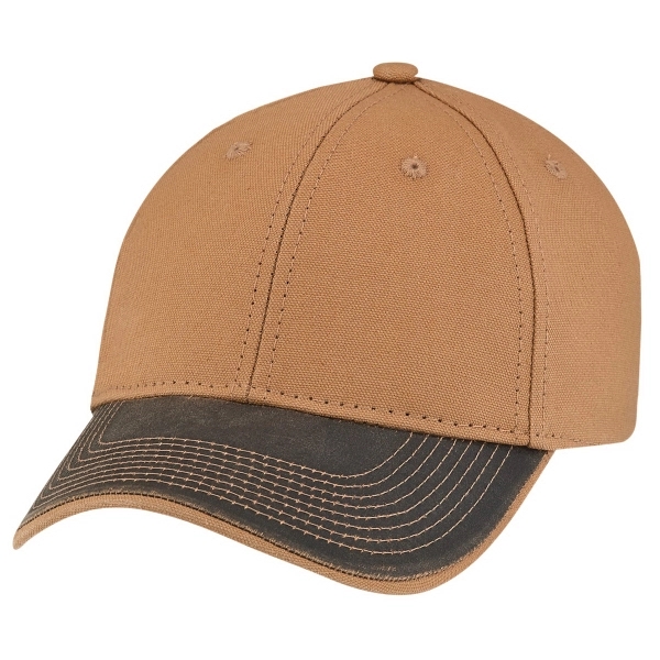 6 Panel Constructed Full Fit Pigment Dyed Baseball Cap - 6 Panel Constructed Full Fit Pigment Dyed Baseball Cap - Image 1 of 6