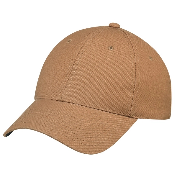 6 Panel Constructed Full Fit Duck Canvas Baseball Cap - 6 Panel Constructed Full Fit Duck Canvas Baseball Cap - Image 1 of 8