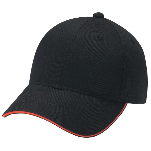 6 Panel Constructed Full Fit Deluxe Chino Twill Baseball Cap - 6 Panel Constructed Full Fit Deluxe Chino Twill Baseball Cap - Image 2 of 14