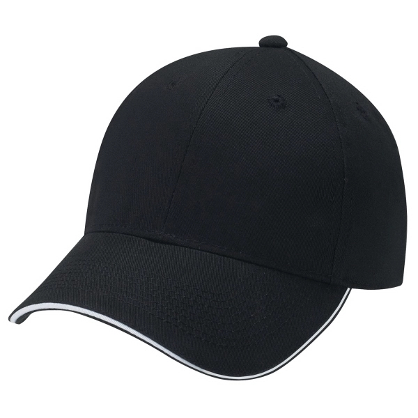 6 Panel Constructed Full Fit Deluxe Chino Twill Baseball Cap - 6 Panel Constructed Full Fit Deluxe Chino Twill Baseball Cap - Image 5 of 14
