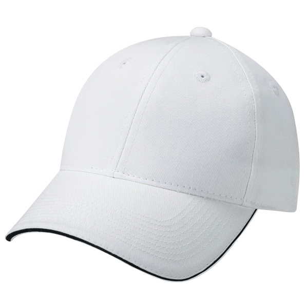 6 Panel Constructed Full Fit Deluxe Chino Twill Baseball Cap - 6 Panel Constructed Full Fit Deluxe Chino Twill Baseball Cap - Image 10 of 14