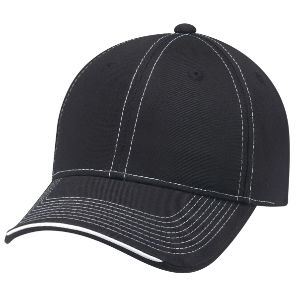 6 Panel Constructed Full-Fit Deluxe Chino Twill Cap - 6 Panel Constructed Full-Fit Deluxe Chino Twill Cap - Image 5 of 16