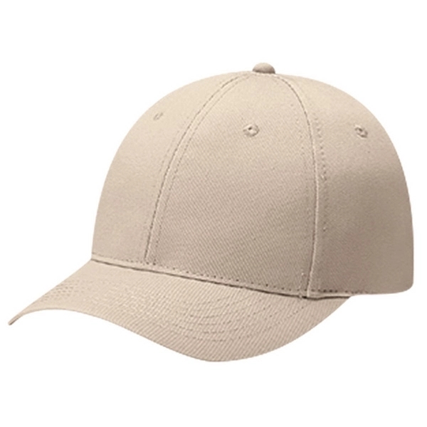 Six Panel Deluxe Blended Chino Twill Baseball Cap - Six Panel Deluxe Blended Chino Twill Baseball Cap - Image 7 of 10