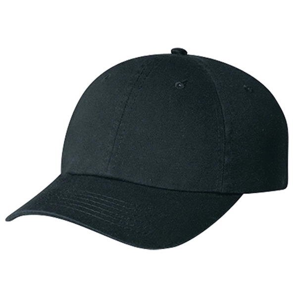Six Panel Enzyme Washed Deluxe Chino Twill Baseball Cap - Six Panel Enzyme Washed Deluxe Chino Twill Baseball Cap - Image 5 of 7
