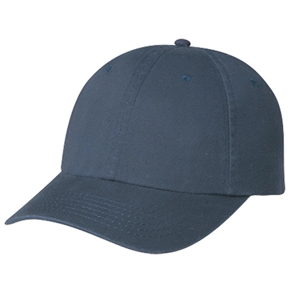 Six Panel Enzyme Washed Deluxe Chino Twill Baseball Cap - Six Panel Enzyme Washed Deluxe Chino Twill Baseball Cap - Image 2 of 7