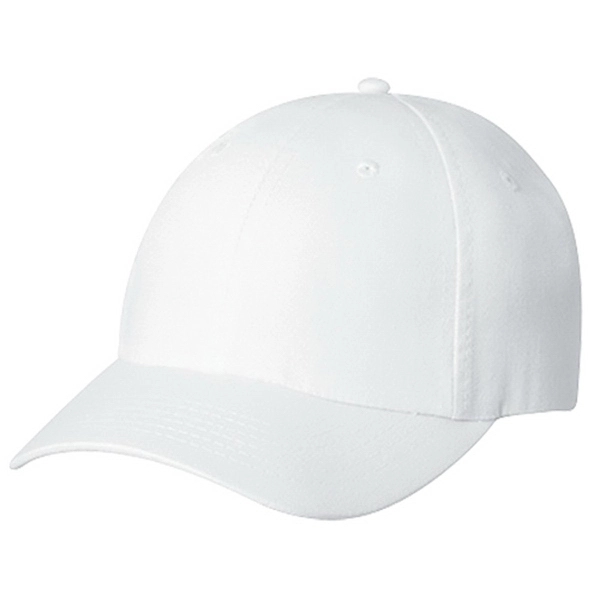 Six Panel Enzyme Washed Deluxe Chino Twill Baseball Cap - Six Panel Enzyme Washed Deluxe Chino Twill Baseball Cap - Image 4 of 7