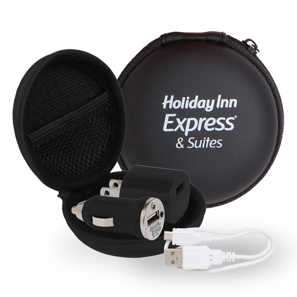 Techy Travel Set in Round EVA Case - Techy Travel Set in Round EVA Case - Image 0 of 4