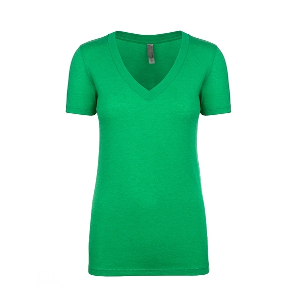 Women's Tri-Blend Deep V-Neck - Women's Tri-Blend Deep V-Neck - Image 15 of 15