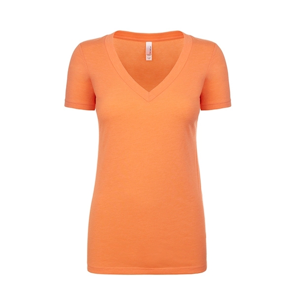 Women's Tri-Blend Deep V-Neck - Women's Tri-Blend Deep V-Neck - Image 6 of 15