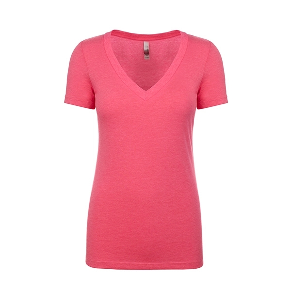 Women's Tri-Blend Deep V-Neck - Women's Tri-Blend Deep V-Neck - Image 9 of 15