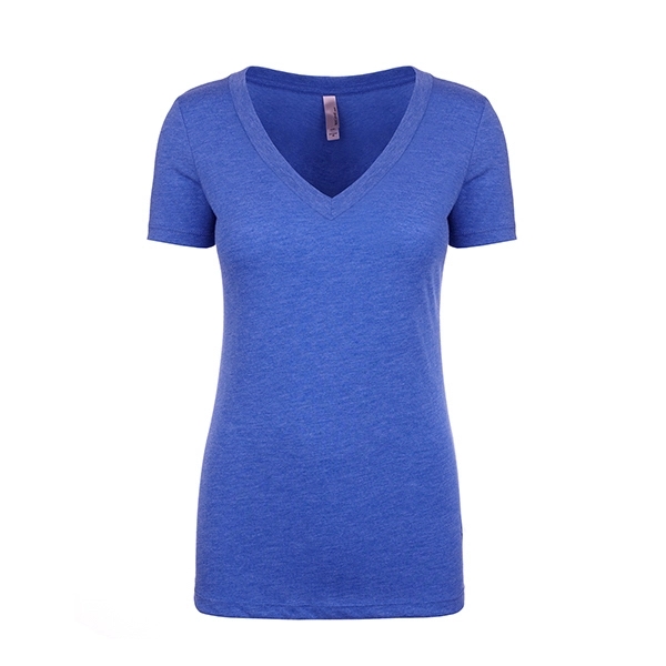 Women's Tri-Blend Deep V-Neck - Women's Tri-Blend Deep V-Neck - Image 12 of 15
