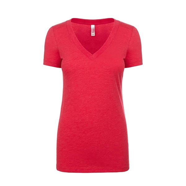 Women's Tri-Blend Deep V-Neck - Women's Tri-Blend Deep V-Neck - Image 13 of 15