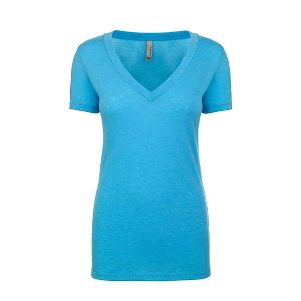 Women's Tri-Blend Deep V-Neck - Women's Tri-Blend Deep V-Neck - Image 14 of 15