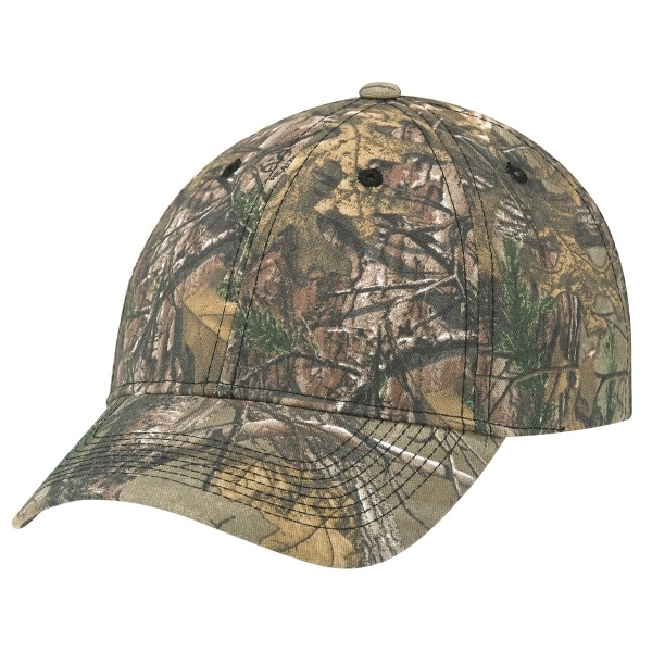 Six Panel Camouflage Hunting Cap - Six Panel Camouflage Hunting Cap - Image 1 of 11