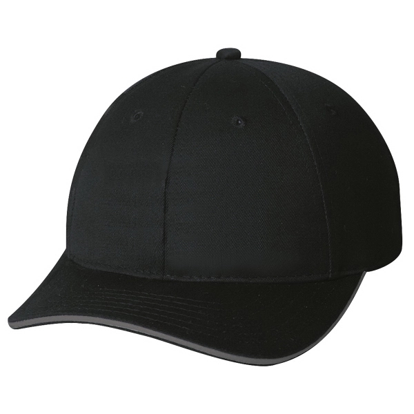 Six Panel Deluxe Blended Chino Twill Baseball Cap - Six Panel Deluxe Blended Chino Twill Baseball Cap - Image 1 of 5