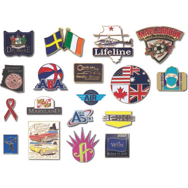 Die-Struck Soft Enamel Lapel Pin - Die-Struck Soft Enamel Lapel Pin - Image 0 of 2