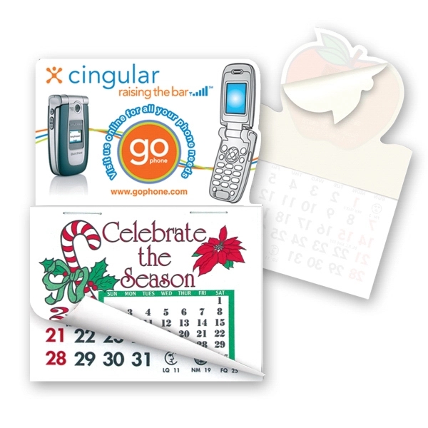 2" x 3" Cell Phone Shape Stick'em Calendar Pad - 2" x 3" Cell Phone Shape Stick'em Calendar Pad - Image 0 of 1