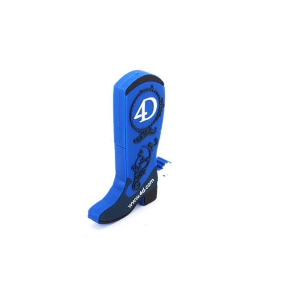 Custom 2D PVC USB Flash Drive - Martin Boots Shaped - Custom 2D PVC USB Flash Drive - Martin Boots Shaped - Image 5 of 5