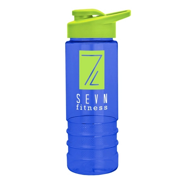 Salute2 - 24 oz. co-polyester Bottle with Drink-Thru Lid - Salute2 - 24 oz. co-polyester Bottle with Drink-Thru Lid - Image 0 of 13