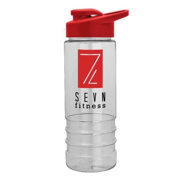 Salute2 - 24 oz. co-polyester Bottle with Drink-Thru Lid - Salute2 - 24 oz. co-polyester Bottle with Drink-Thru Lid - Image 5 of 13