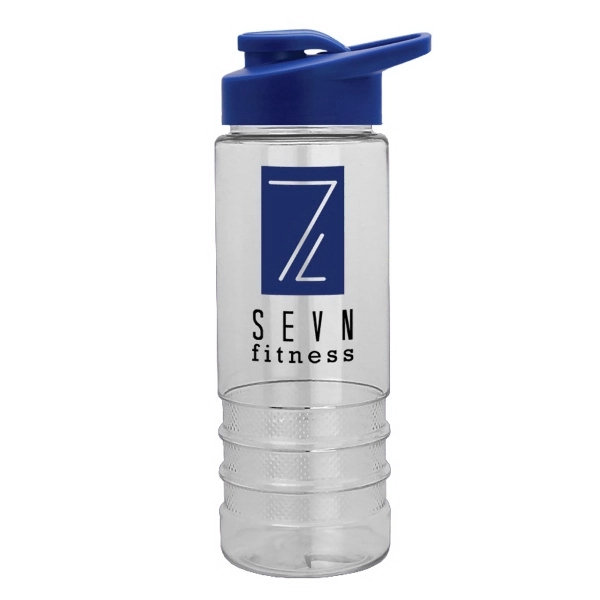 Salute2 - 24 oz. co-polyester Bottle with Drink-Thru Lid - Salute2 - 24 oz. co-polyester Bottle with Drink-Thru Lid - Image 9 of 13