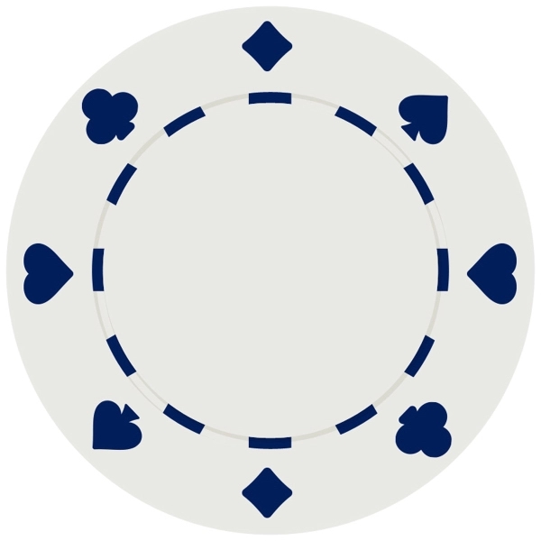 Suited Style Poker Chip with 2 Side Imprint (10 Colors) - Suited Style Poker Chip with 2 Side Imprint (10 Colors) - Image 8 of 9