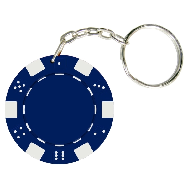 Dice Style Poker Chip Keychain - Dice Style Poker Chip Keychain - Image 2 of 9