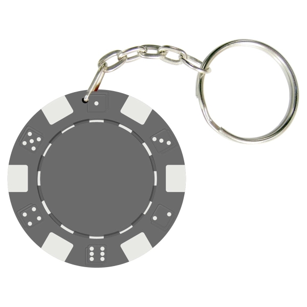 Dice Style Poker Chip Keychain - Dice Style Poker Chip Keychain - Image 4 of 9