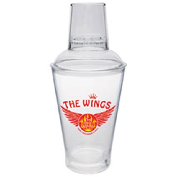 14 oz. Clear Plastic Cocktail Shaker - 14 oz. Clear Plastic Cocktail Shaker - Image 0 of 0