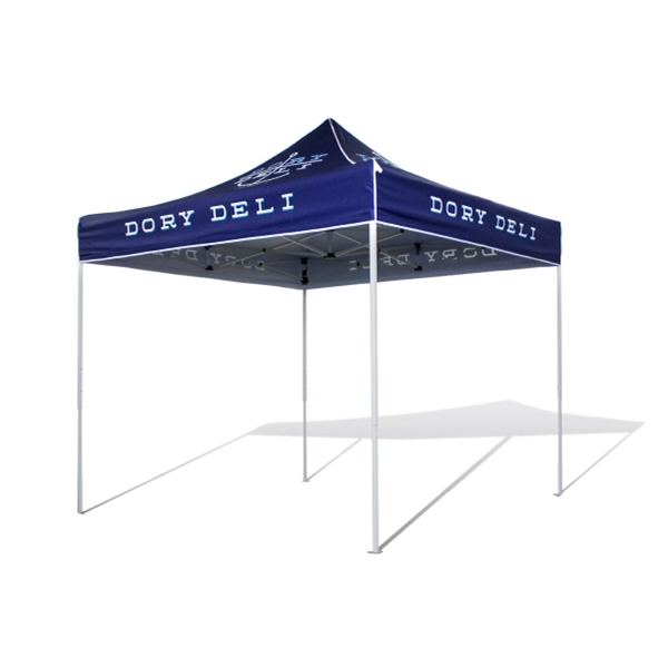 10'x10' V5 Steel Frame Pop Up Tent w/ Fully Printed Top - 10'x10' V5 Steel Frame Pop Up Tent w/ Fully Printed Top - Image 0 of 4