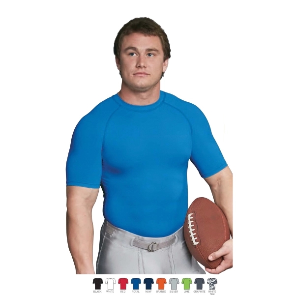 Adult Hyperform Compression Short Sleeve Shirt - Adult Hyperform Compression Short Sleeve Shirt - Image 10 of 11