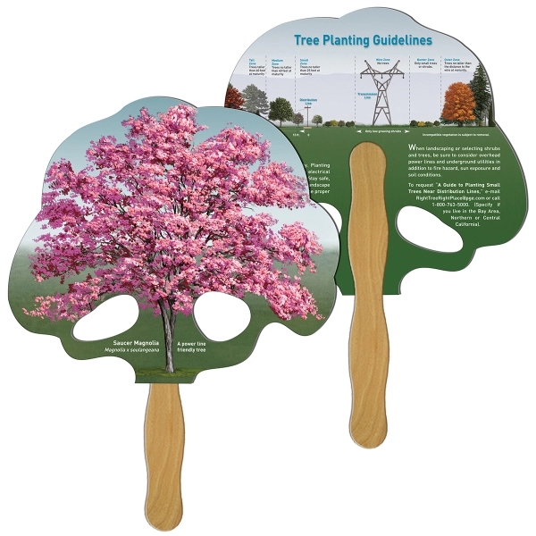 Tree Hand Fan Full Color - Tree Hand Fan Full Color - Image 3 of 3