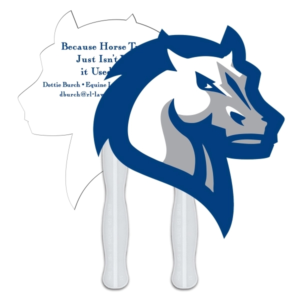 Horse Head Fast Hand Fan - 1 Day - Horse Head Fast Hand Fan - 1 Day - Image 2 of 3