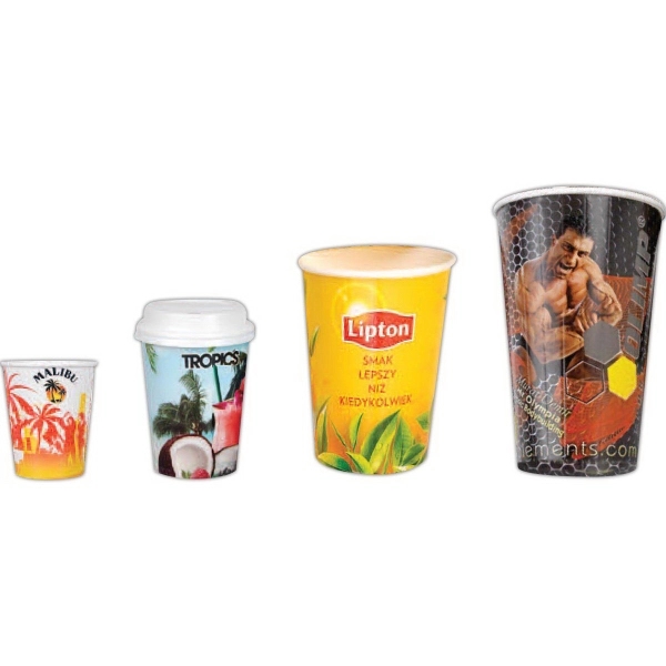 3.7 oz. Double Wall Paper Cup Full Color Print - 3.7 oz. Double Wall Paper Cup Full Color Print - Image 1 of 2