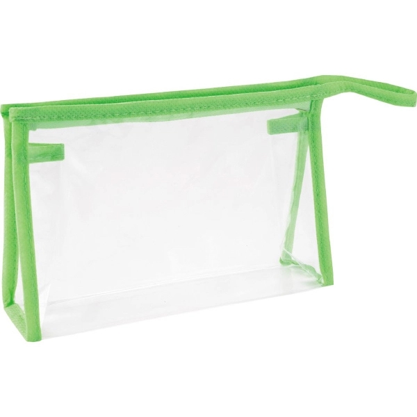 Fashion Toiletry Cosmetic Bag - Transparent - Fashion Toiletry Cosmetic Bag - Transparent - Image 1 of 1