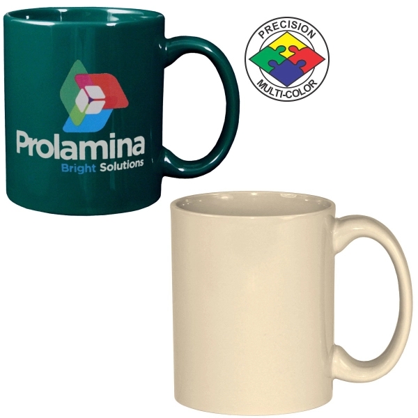 11oz C-Handle Stoneware Mug, spot color - 11oz C-Handle Stoneware Mug, spot color - Image 2 of 24