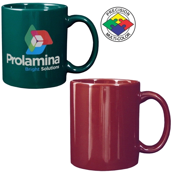 11oz C-Handle Stoneware Mug, spot color - 11oz C-Handle Stoneware Mug, spot color - Image 3 of 24