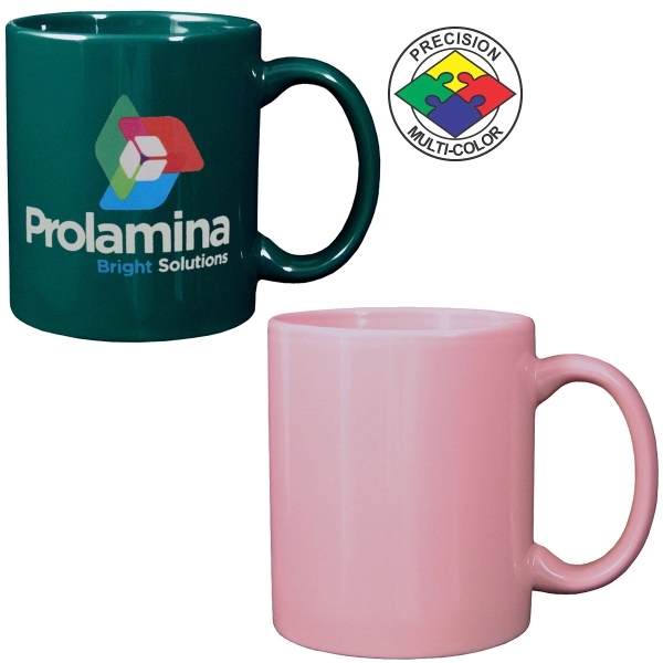 11oz C-Handle Stoneware Mug, spot color - 11oz C-Handle Stoneware Mug, spot color - Image 4 of 24