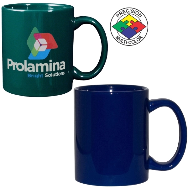 11oz C-Handle Stoneware Mug, spot color - 11oz C-Handle Stoneware Mug, spot color - Image 19 of 24
