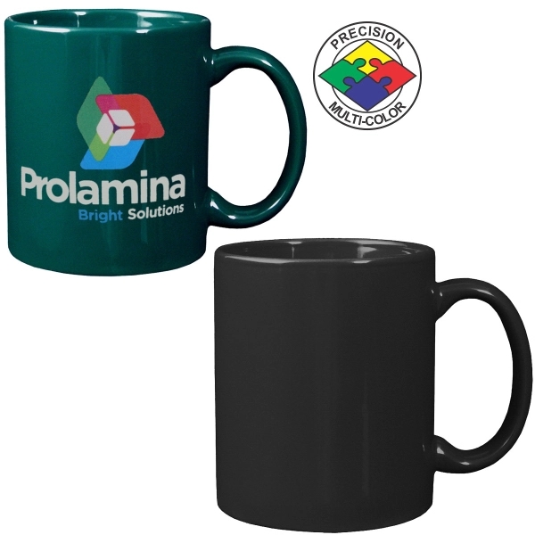 11oz C-Handle Stoneware Mug, spot color - 11oz C-Handle Stoneware Mug, spot color - Image 23 of 24