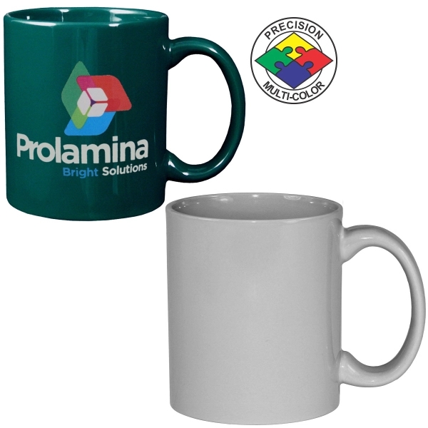 11oz C-Handle Stoneware Mug, spot color - 11oz C-Handle Stoneware Mug, spot color - Image 24 of 24