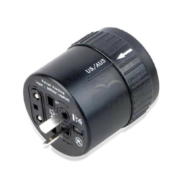 International Travel Converter Adapter W/ USB Port - International Travel Converter Adapter W/ USB Port - Image 1 of 2