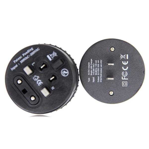 International Travel Converter Adapter W/ USB Port - International Travel Converter Adapter W/ USB Port - Image 2 of 2